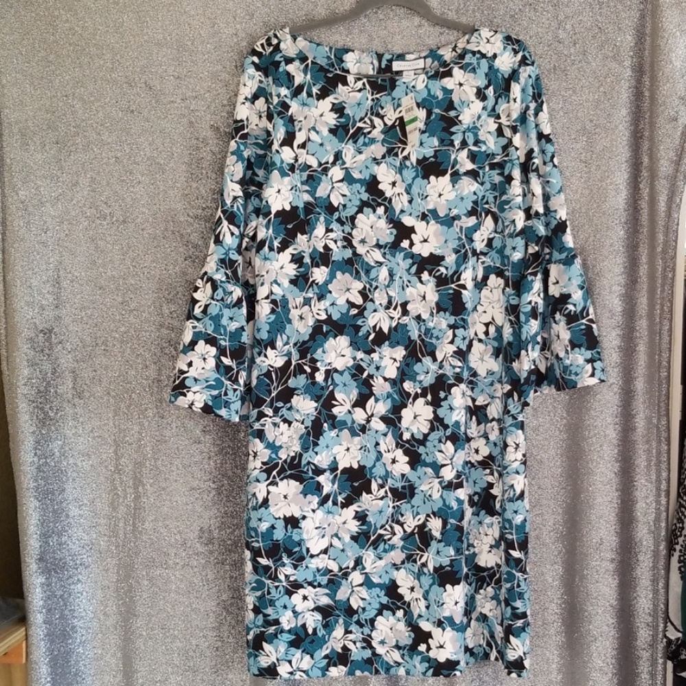 Floral charter club size large dress